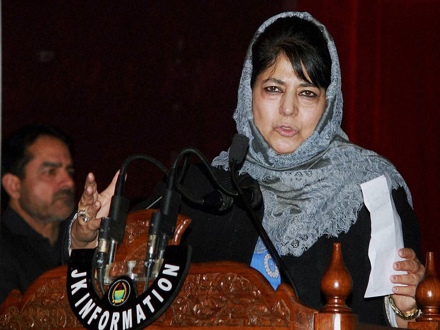 Jammu and Kashmir Chief Minister Mehbooba Mufti. PTI file photo