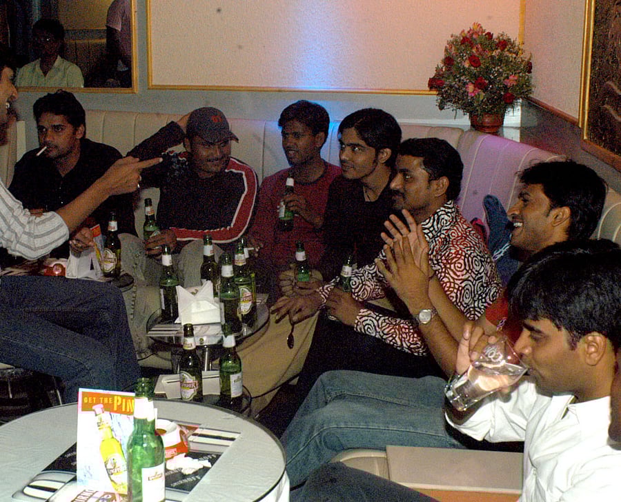 While most studies warn of the health risks of alcohol consumption, researchers have looked at whether having a drink may play a role in improving social cohesion, given its long association with human social activities. dh file photo