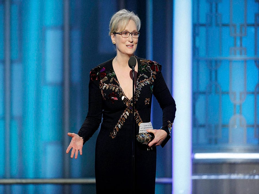 Meryl Streep. PTI photo