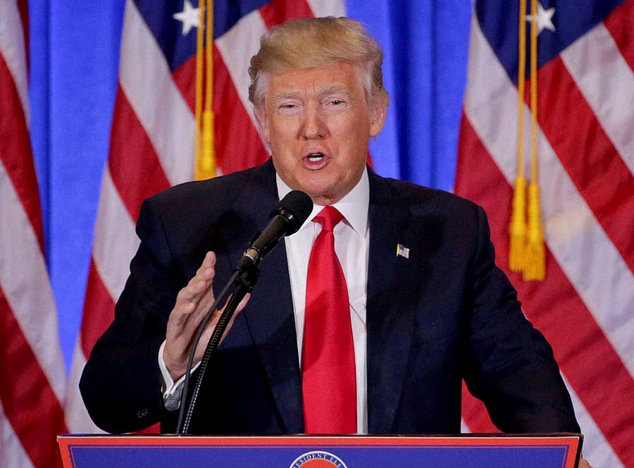 And they cheered again when Trump jeered sarcastically at a reporter who asked if he planned to release his tax returns, the report said. AP-PTI file photo