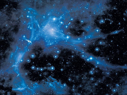 Dark matter is the mysterious material, that despite being invisible accounts for roughly 27 per cent of our Universe, while ordinary matter makes up just five per cent. The remaining 68 per cent is dark energy.  File photo