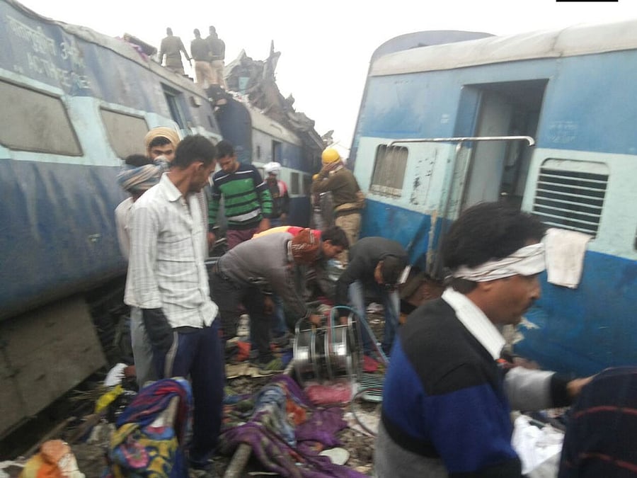 The ISI link to the November 20 train disaster, in which 150 people were killed, was being suspected after the interrogation of the trio, police said. ANI Photo