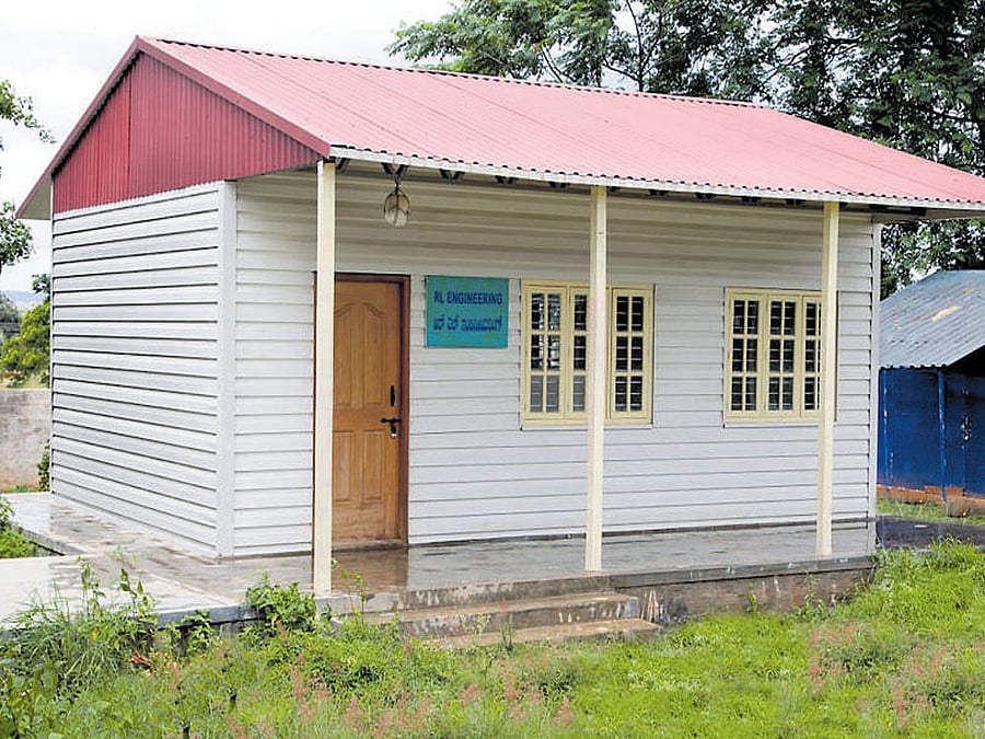 A durable low-maintenance structure for the state government's Nirmiti Kendra.