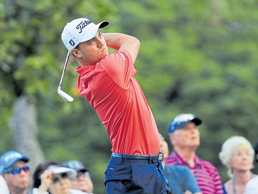 rising fast: During his win at the Sony Open, Justin Thomas broke a slew of records and became the youngest to shoot a 59. AFP