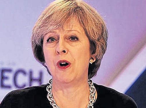 British Prime Minister Theresa May.