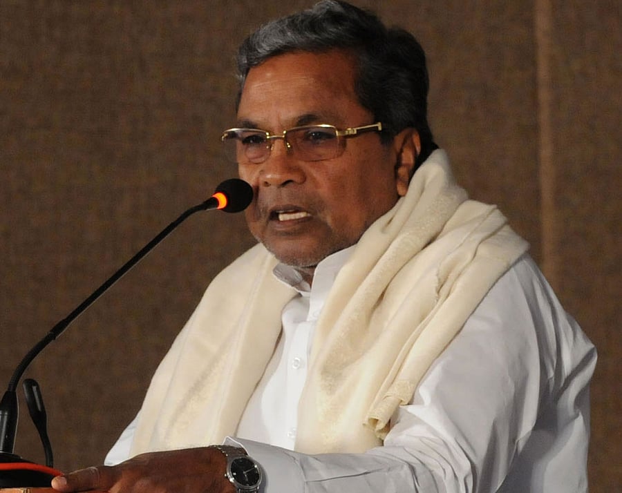 Chief minister Siddaramaiah. DH file photo