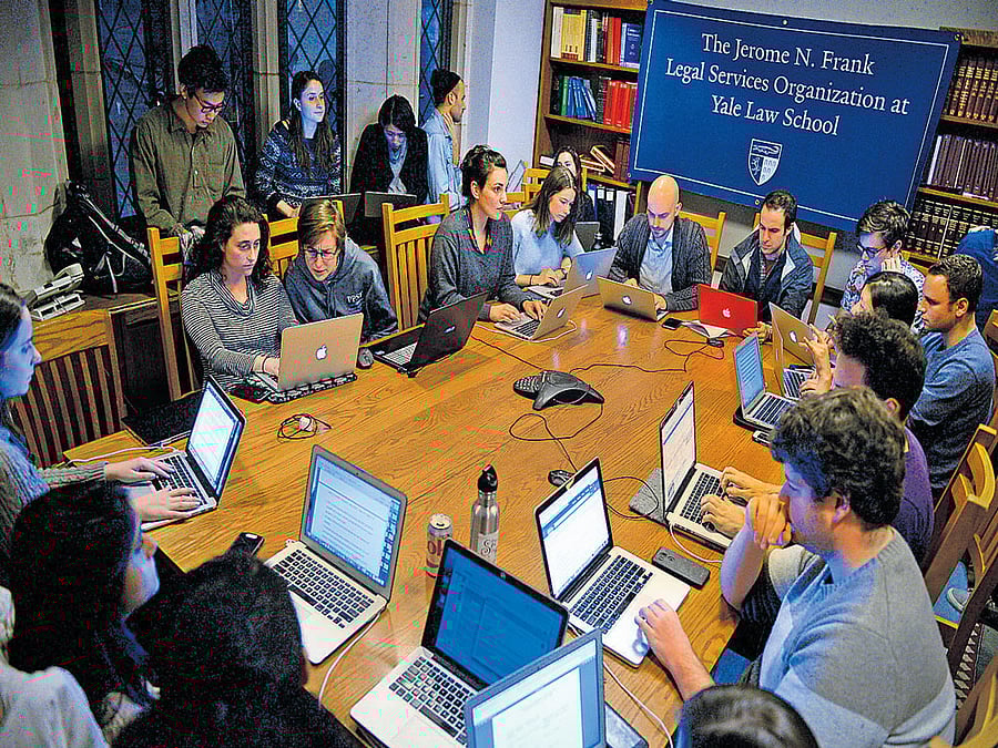 for a cause: Determined to make legal resistance one of the defining attributes of the Trump era, lawyers at liberal advocacy groups have been putting aside institutional rivalries and organising to work together on litigation. nyt