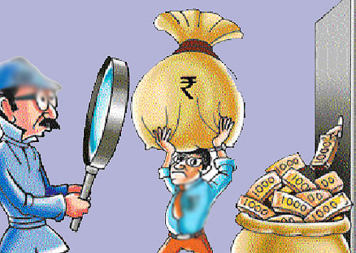 The department had been conducting searches since Thursday on multiple premises related to Hoskote MLA M T B Nagaraj as part of its investigation into alleged tax evasion charges against him and others. DH illustration