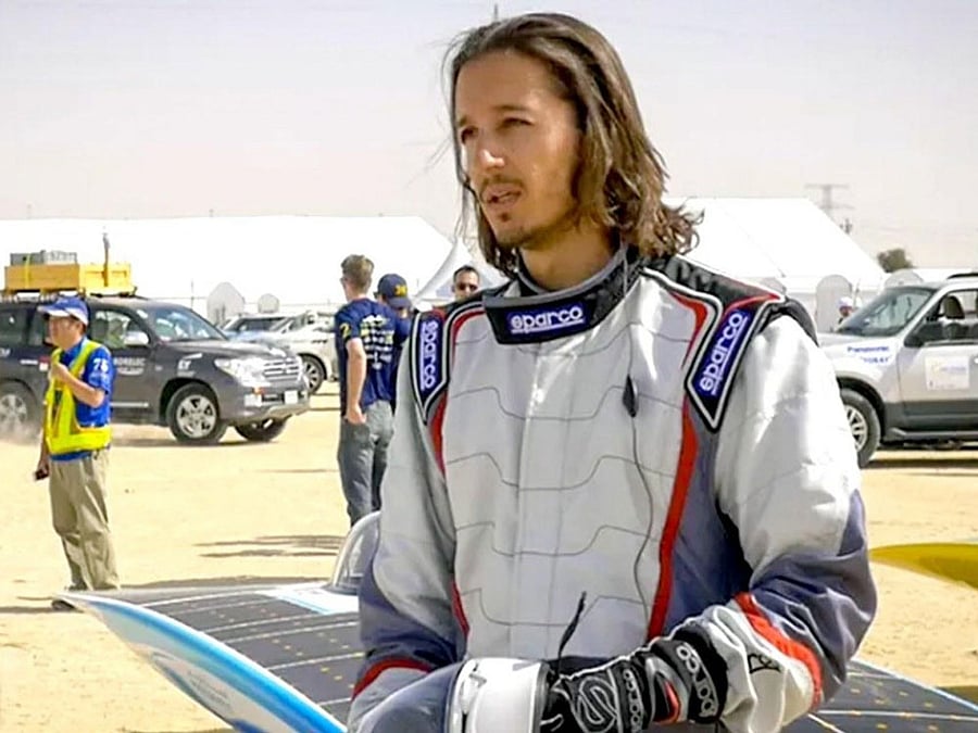 Bikkannavar, born in Pasadena, designs technology for space telescopes like the enormous James Webb telescope that's set to be launched into orbit in 2018. Image courtesy Twitter.