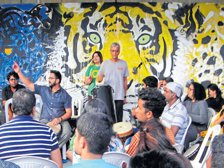 Beat the stress with djembe