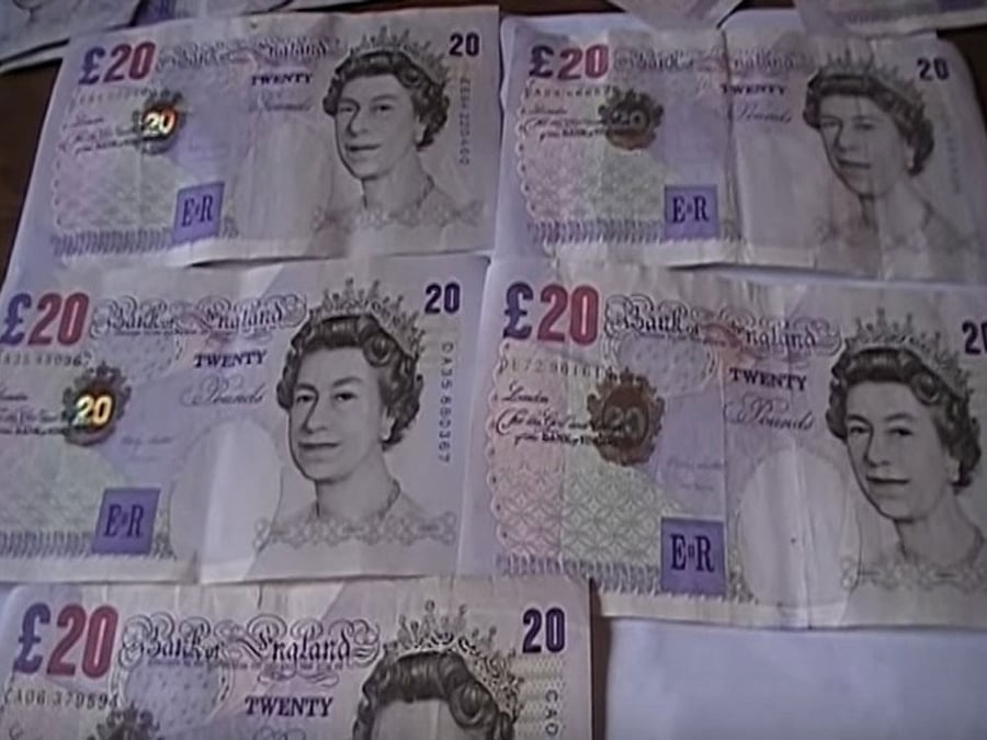 20 pound notes. File Photo.