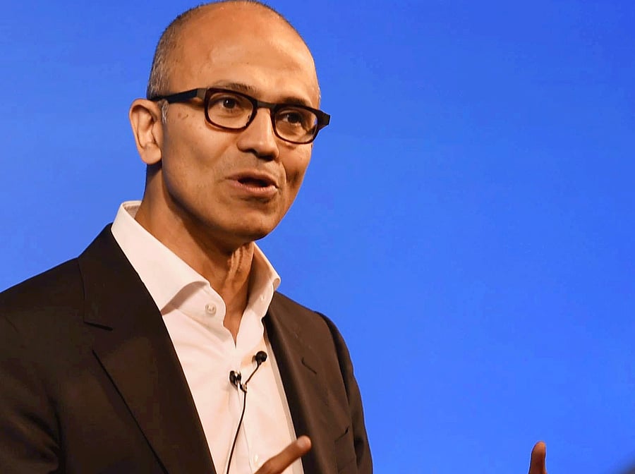 Satya Nadella. PTI file photo