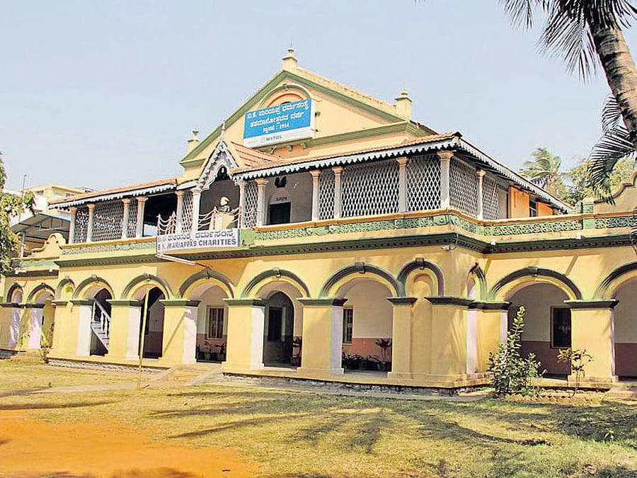 benevolent A view of B K Mariappa's Charities Hostel in Bengaluru.