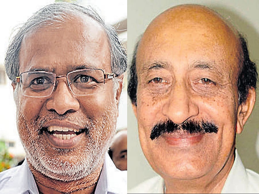 S Suresh Kumar (L) and M C Nanaiah