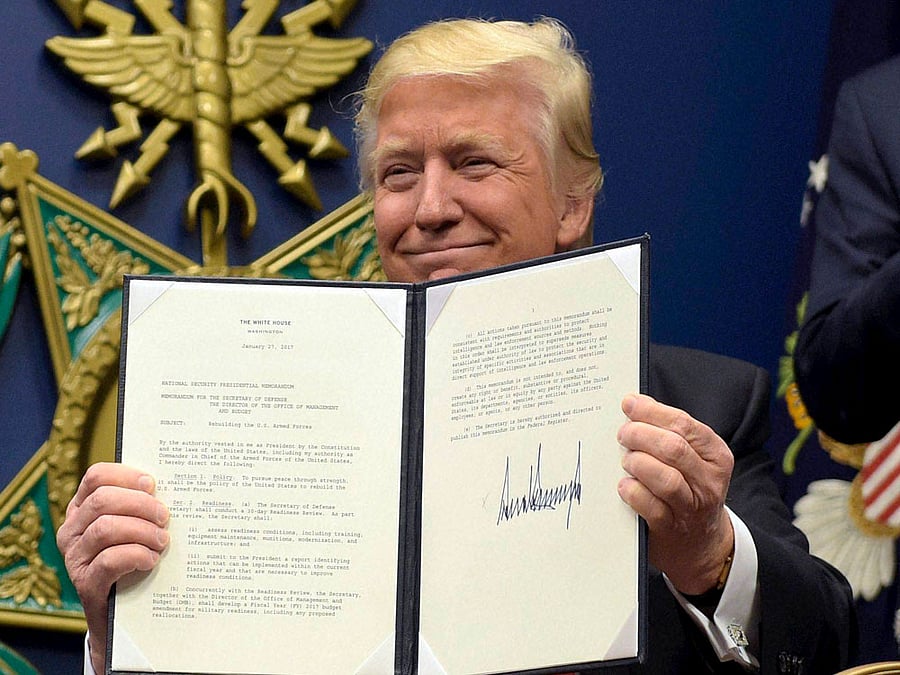 President Donald Trump. PTI file photo