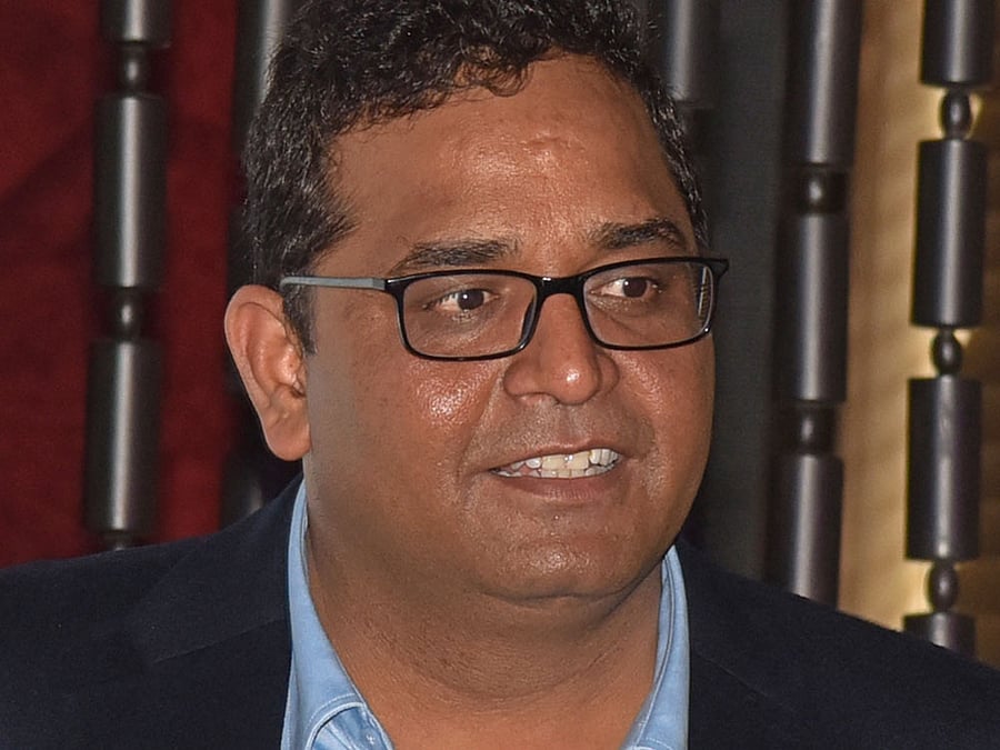 Paytm founder and CEO Vijay Shekhar Sharma, DH FIle photo