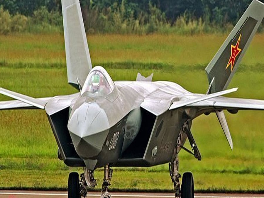 J-20 fighters is regarded as major breakthrough for China which is moderninsing its military in a big way. File photo