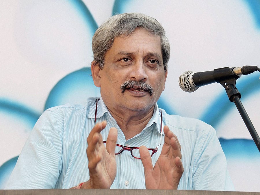 Defence Minister Manohar Parrikar. PTI file photo
