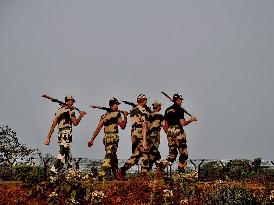 The villagers surrounded the BSF personnel when the women raised an alarm. PTI File photo