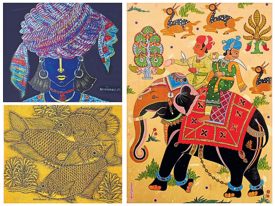 ROOTEDNESS Works by artist Abdulrahim Appabhai Almelkar