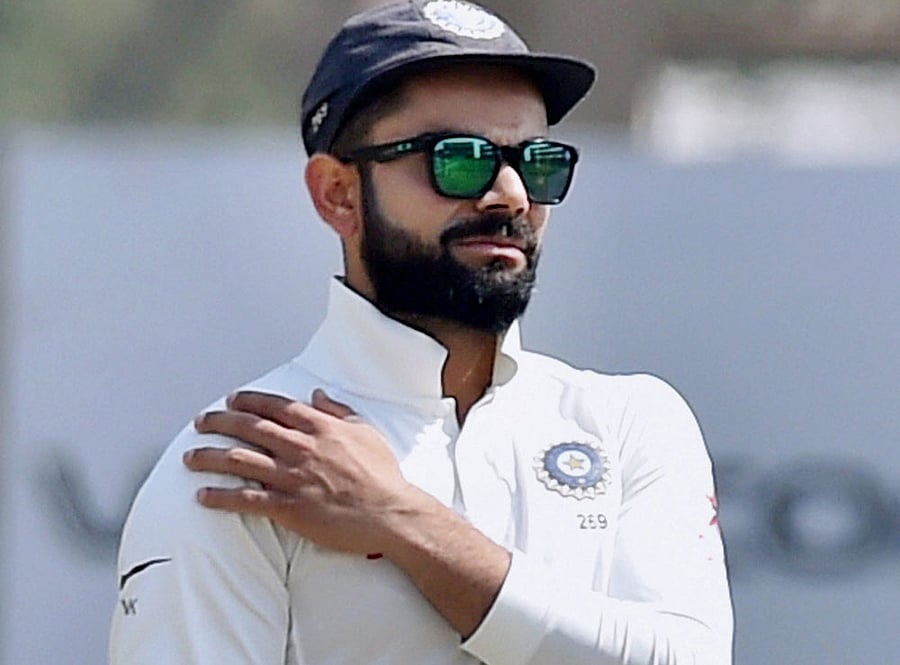 Indian skipper Virat Kohli during 5th day of 3rd Test Match against Australia in Ranchi. PTI File photo