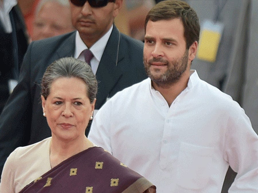 Sonia Gandhi and Rahul Gandhi