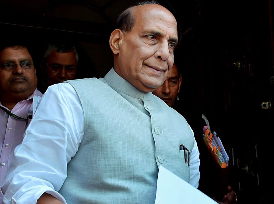 Union Home Minister Rajnath Singh. PTI file photo