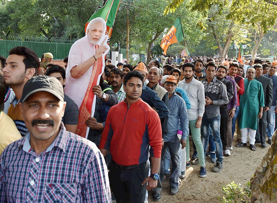 With the Assembly election in Rajasthan slated for next year, the Dholpur bypoll is being considered as a litmus test for the ruling BJP. The result will be treated as people's opinion of the government's performance in the last three years. PTI file photo