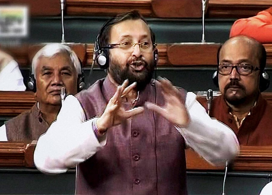 HRD minister Prakash Javadekar. PTI File Photo