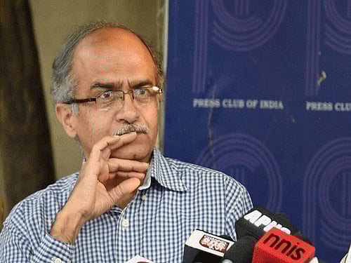 Lawyer-politician Prashant Bhushan. PTI File photo