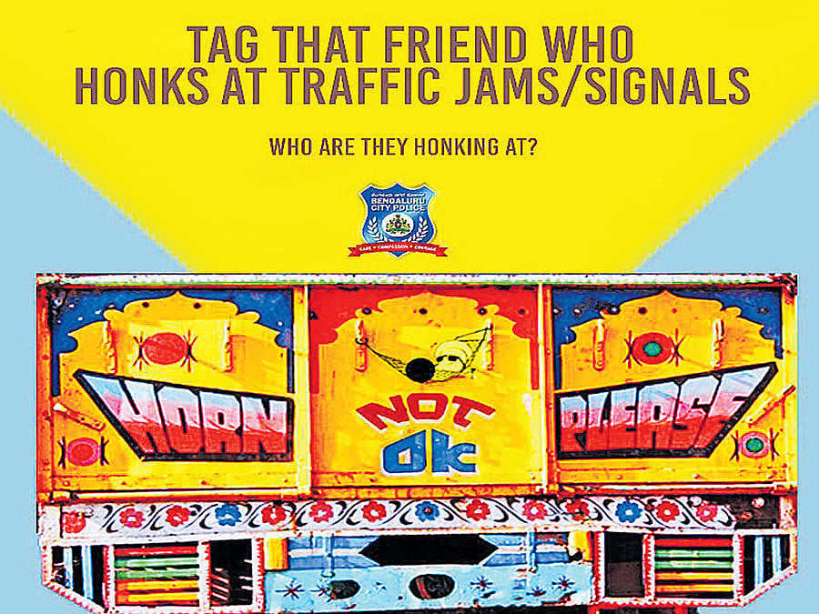 informative The creative works uploaded on social media by the Bengaluru City Police.