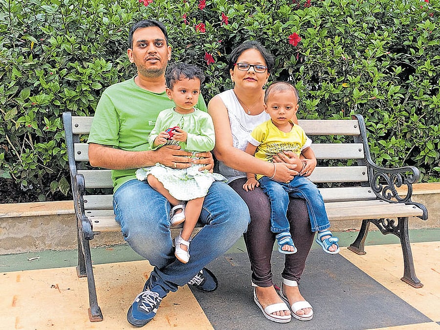 connected Tejas and Prachi with their twins Viaan and Vibha.