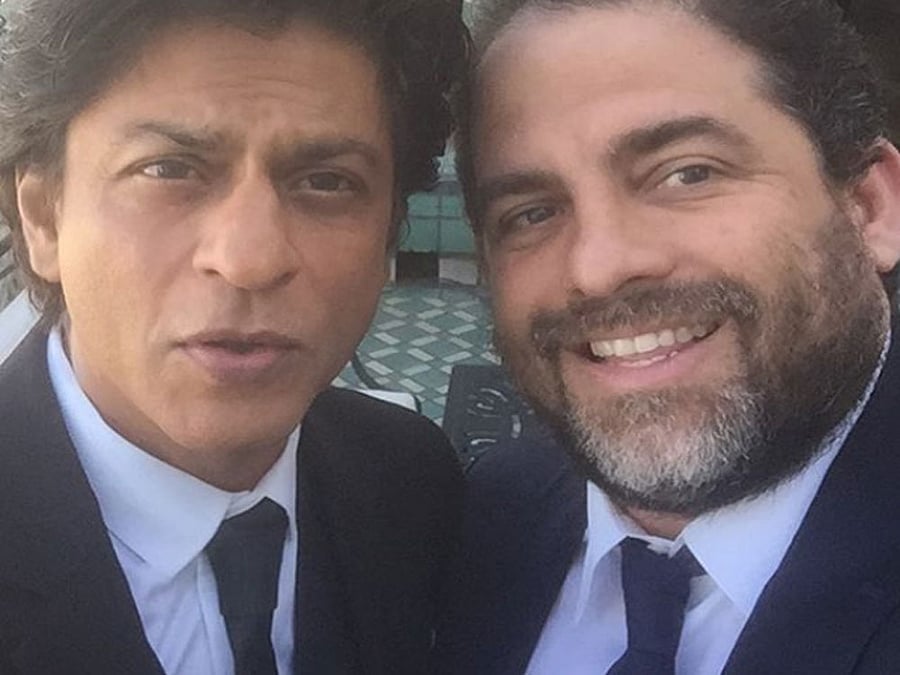 Superstar Shah Rukh Khan made good friend Brett Ratner. Image source: Instagram