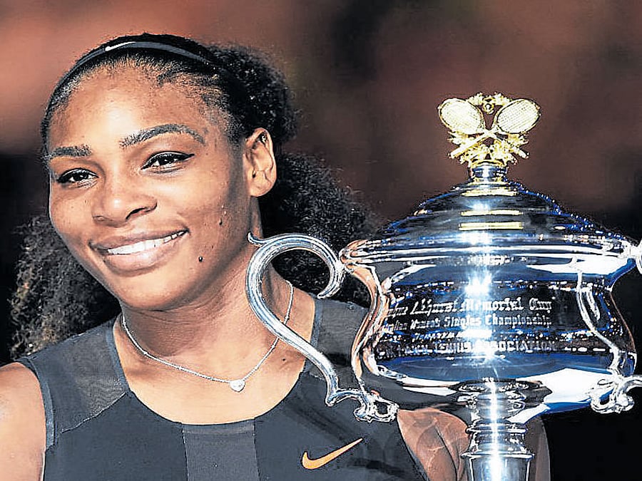 Super woman Tennis ace Serena Williams won the Australian Open when she was eight weeks pregnant. Reuters