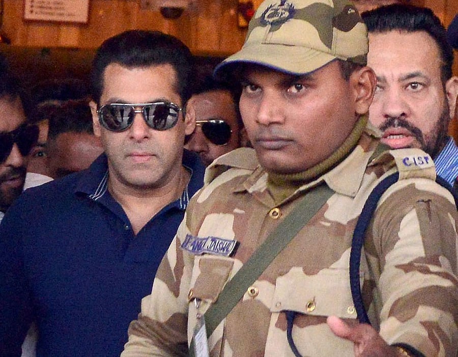 Salman Khan had been acquitted by the trial court in a case against him for alleged possession and use of arms after the expiry of its licence. Photo Credit: Press Trust of India
