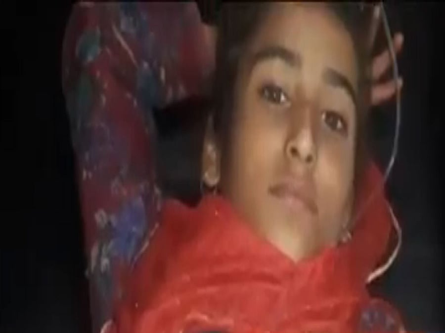 The victims said the attackers took away their entire livestock including goats, sheep, and cows. The injured, 9-year-old Sammi,  have suffered multiple fractures have been shifted to hospital. Screen grab