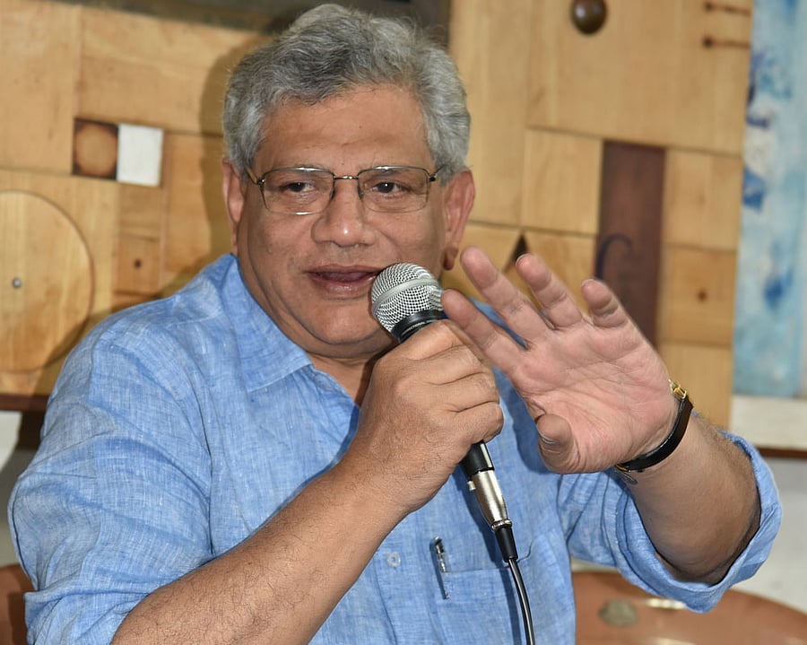 CPI(M) general secretary Sitaram Yechury. Deccan Herald file photo
