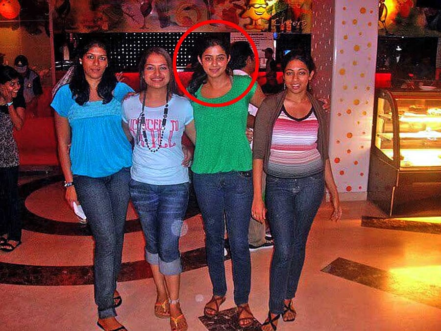 FRIENDS FOR LIFE: (From left) Preethi, Amrutha Patil, the author and Mishba.