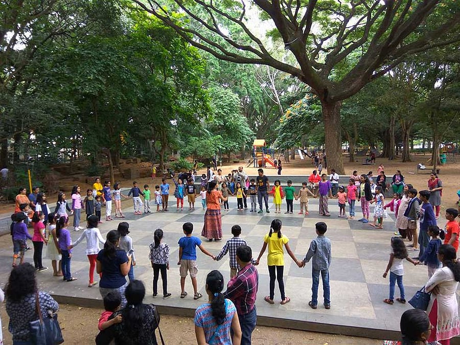 Rooted in culture: A Kagakka Gubakka session in Bengaluru.
