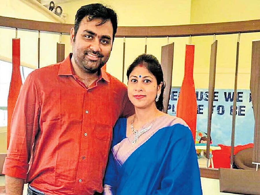 In Picture: Abhinav Lala with Shreyoshi Dutta.
