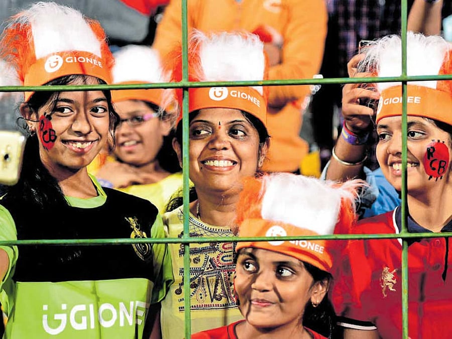 Accessories are making a clean sweep at the IPL matches. DH Photo