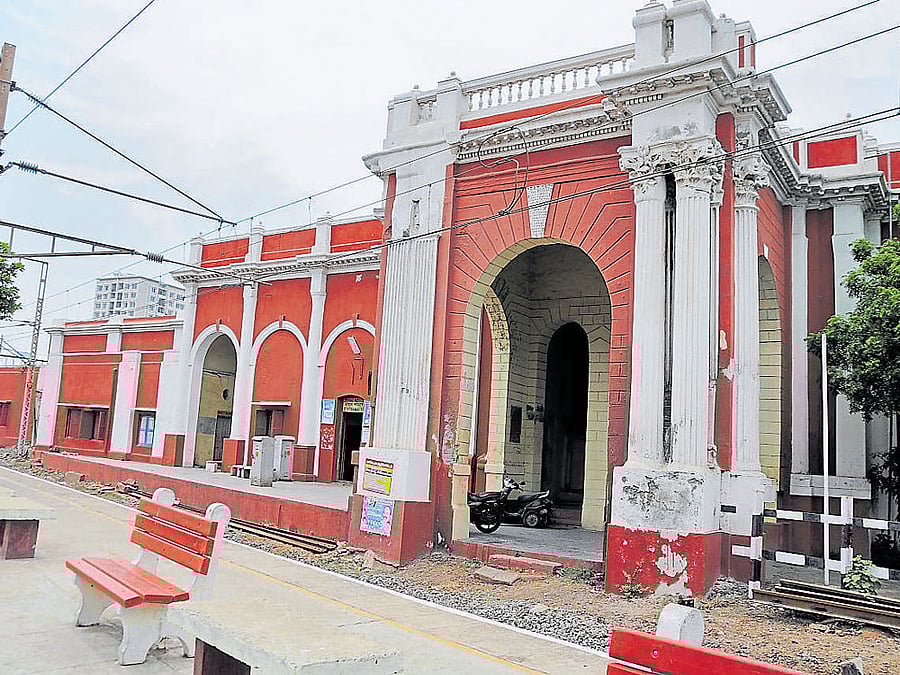 A view of Royapuram railway station in Chennai.