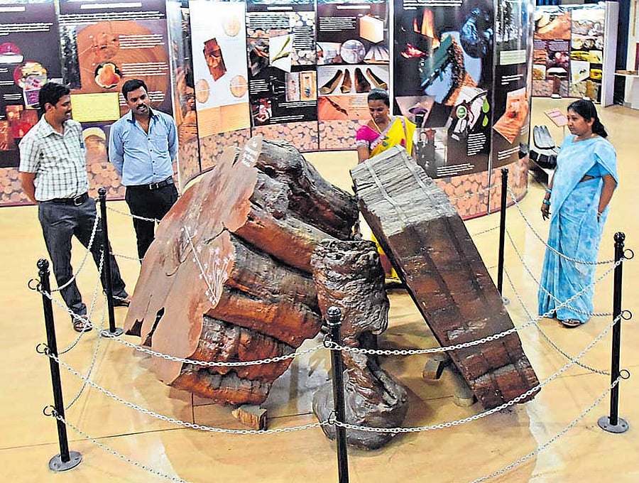in focus Sustained efforts are required to make museums in the city more interactive. (Above) Wood Museum and (below) Venkatappa Art Gallery. DH PHOTOS BY B K JANARDHAN