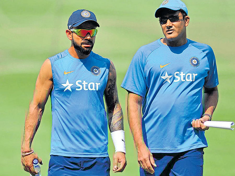 Captain Virat Kohli rubbished reports of a rift with coach Anil Kumble, saying there were 'no problems' between them.