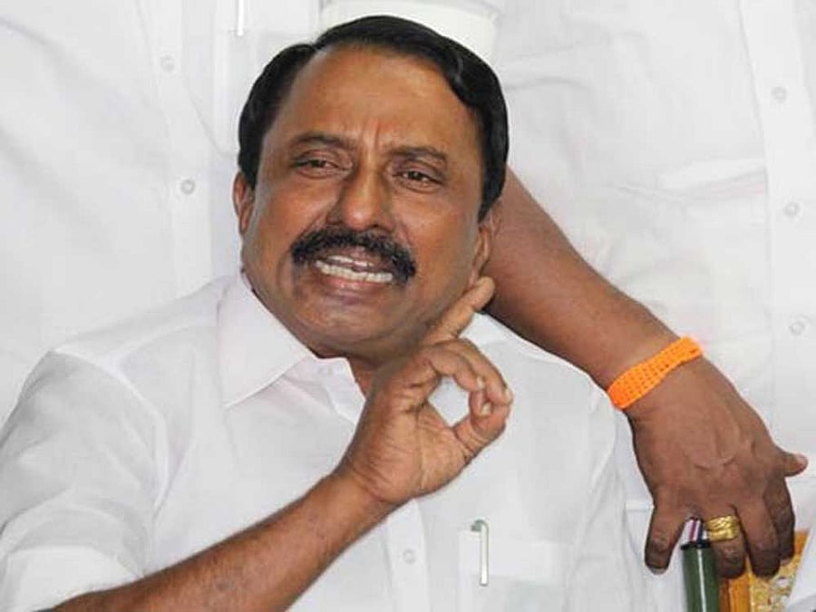 In Picture: Education and Sports Minister K A Sengottaiyan. Photo courtesy Twitter.