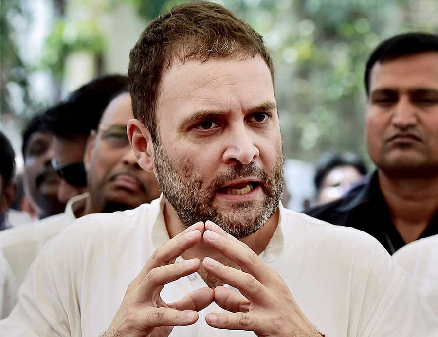 Congress vice president Rahul Gandhi. PTI File Photo