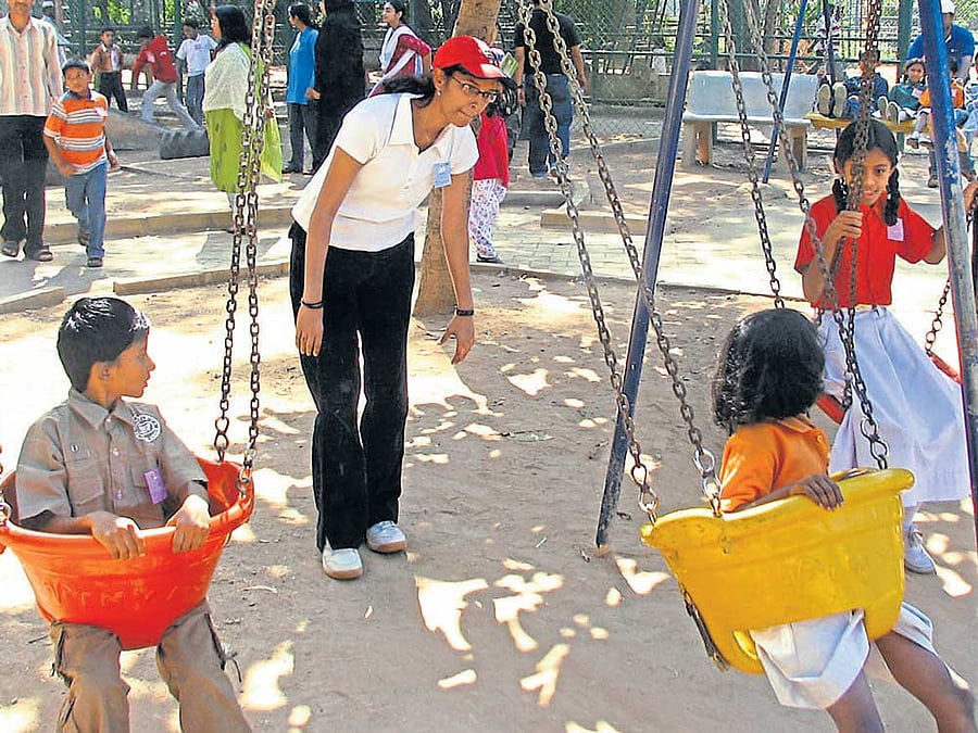 One of the parks in Bengaluru designed with the help of Kilikili.