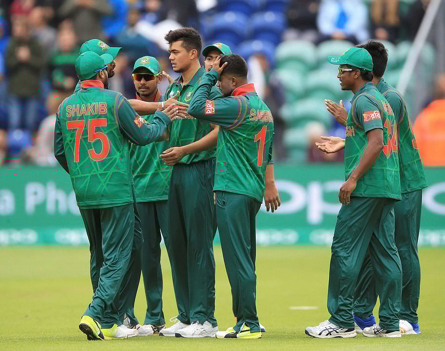 With Pakistan finishing second behind India in Group B, Virat Kohli's men are now confirmed to meet Bangladesh, who had finished second in Group A, in the second semifinal on June 15 in Birmingham. PTi file photo