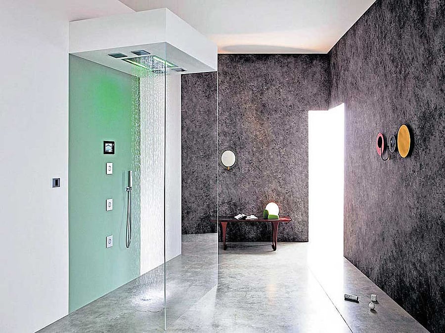 innovative There are also vanities with hidden water supply and discharge hoses to meet the demand of flexibility inside the bathroom.