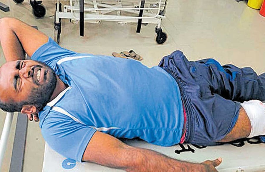 Murder accused shot in leg by DySP